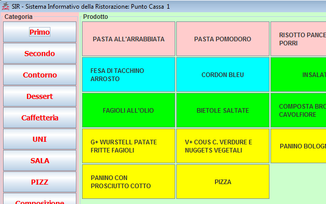 Gestione Cassa Ristorazione